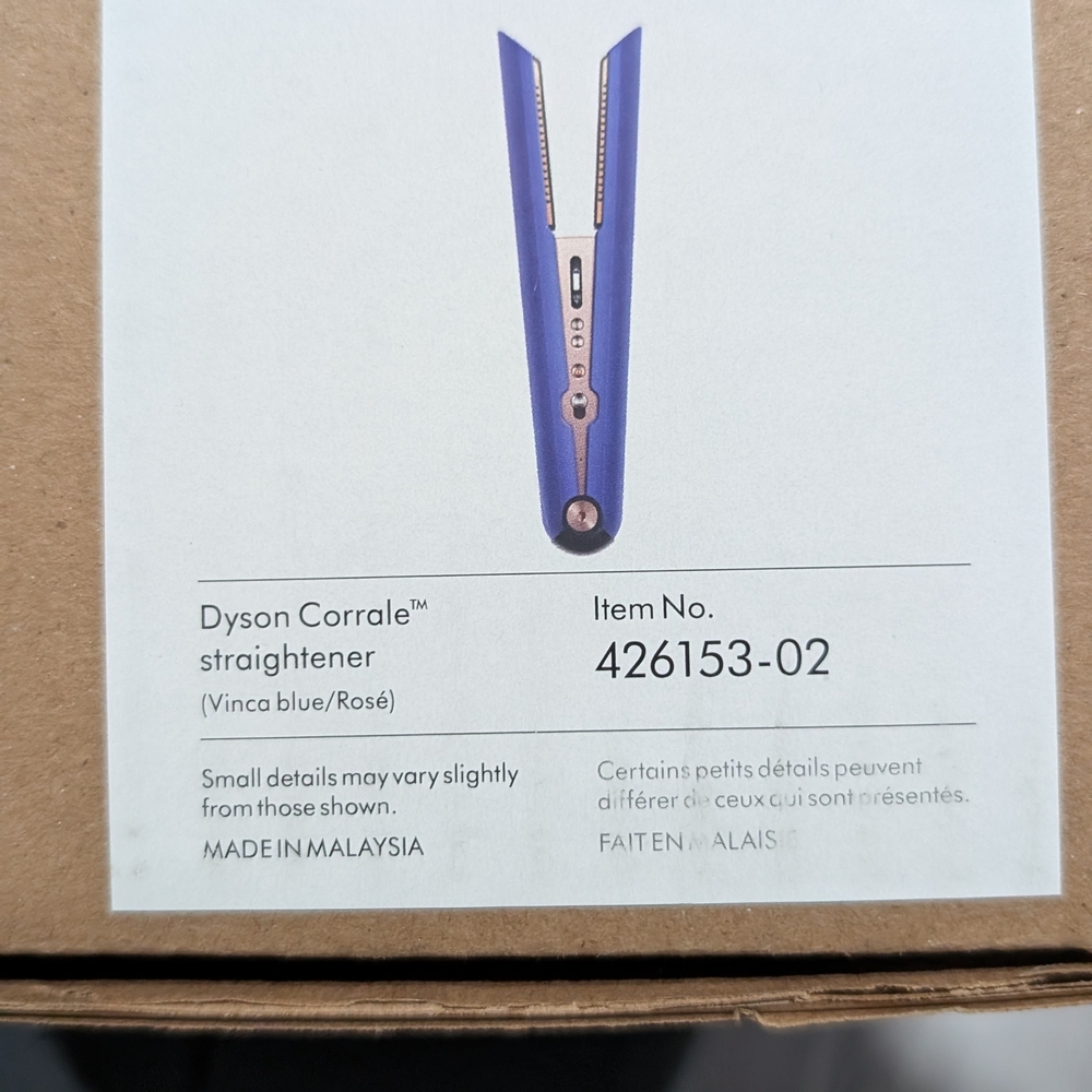 *Refurbished* Dyson Corrale Hair Straightener in Vinca Blue/Rose